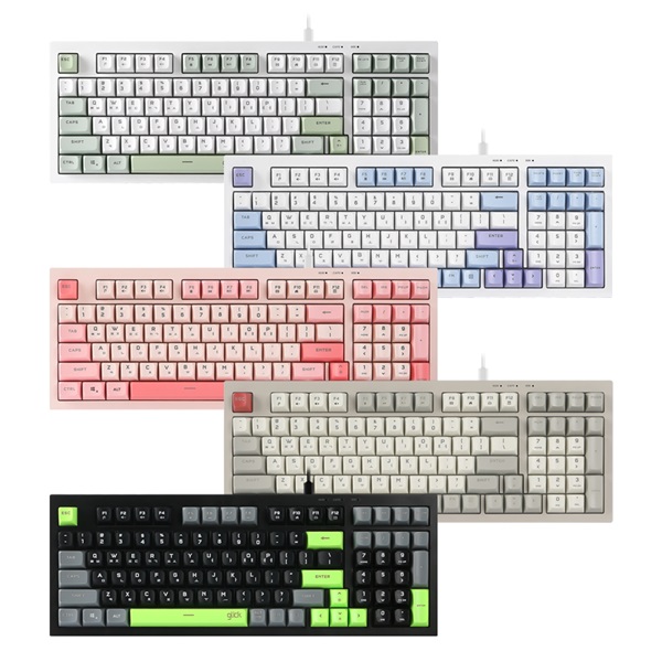 지클릭커  OFFICEPRO OPK50 사일런스 M RGB 무소음 방수 98