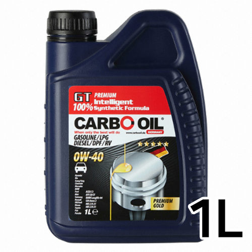 카보오일  GT 프리미엄 인텔리전트 프리미엄 골드 0W40 1L