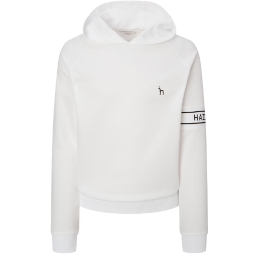 헤지스골프 로고 프린트 후드티셔츠 WPTS4C223OW