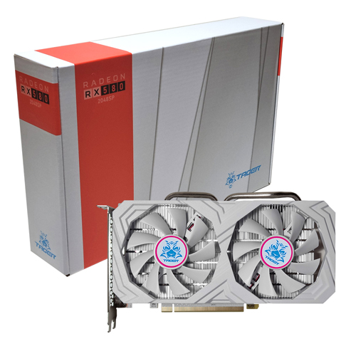 TAGER  라데온 RX580 2048SP 게이밍 화이트 D5 8GB