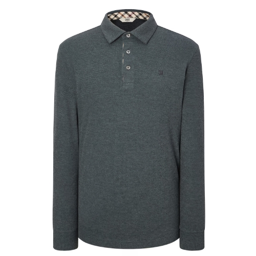 닥스골프 DD로고 멜란지 긴팔폴로티셔츠 WGTS4D902E2