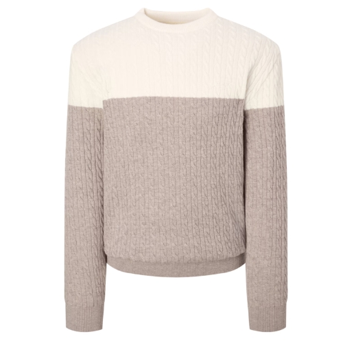 LF 헤지스골프 케이블 컬러블럭 울 니트 WPSW4D761I2