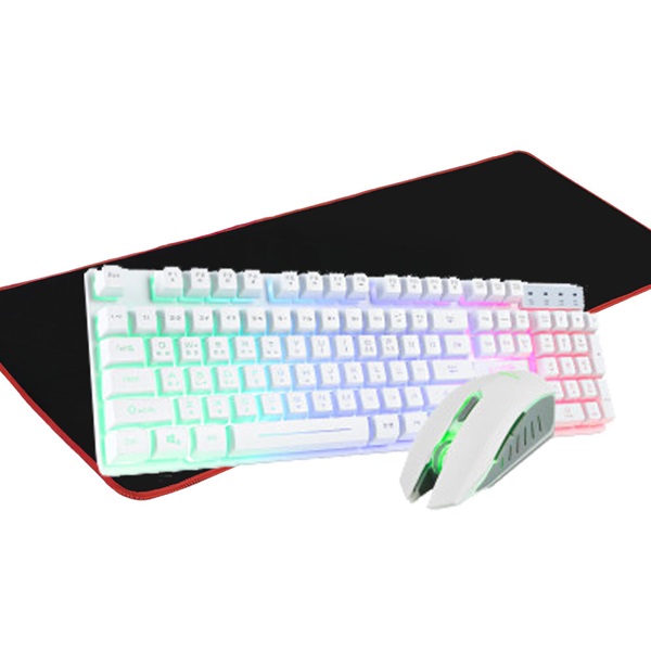 지클릭커  슈퍼히어로 GMK-220 키보드 마우스 세트 with PAD