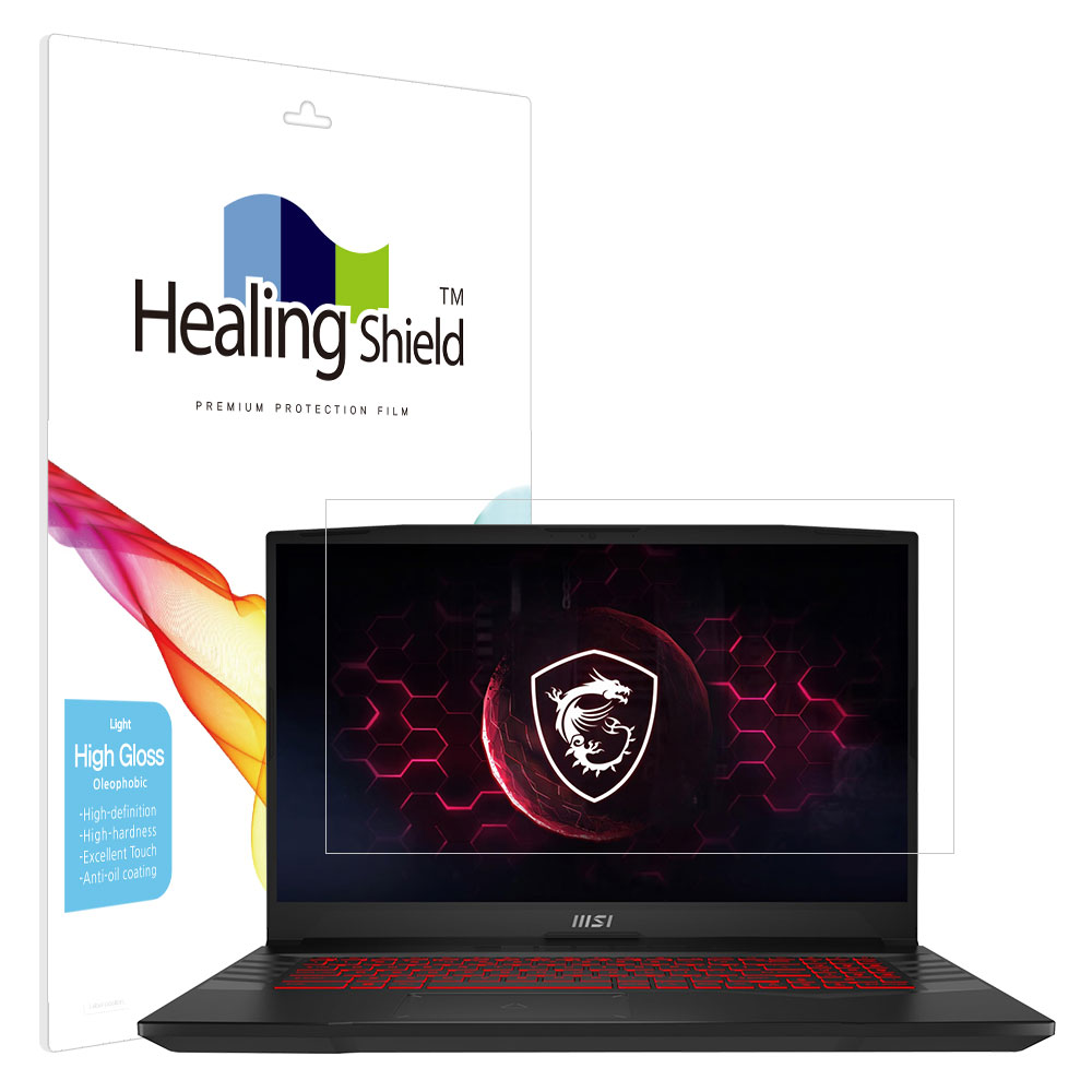 폰트리 힐링쉴드 MSI 펄스 GL76 12U 올레포빅 Light 액정보호필름