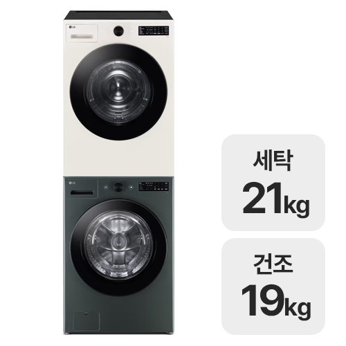 LG전자 트롬 오브제컬렉션 FG21GN + RG19EN