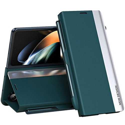 수나르  갤럭시Z 폴드7 펜슬롯 마그네틱 플립 가죽 케이스