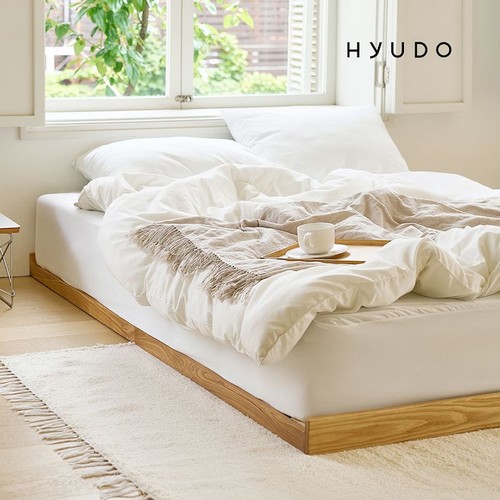 휴도 하루의 선유 애쉬 원목 저상형 침대 S