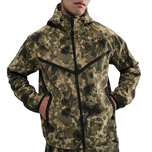 나이키  테크 드라이 핏 우븐 카모 윈드러너 오버사이즈 재킷 HV0980-210