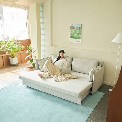 에몬스 아지트 패브릭 수납 소파베드 3인용