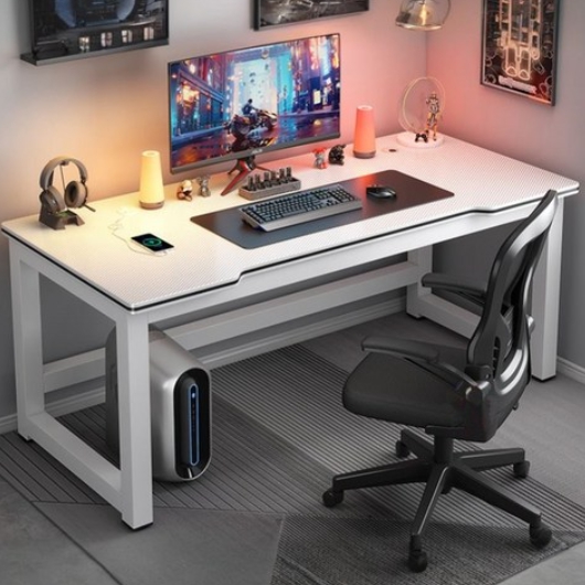 1인용 카본 텍스쳐 강철 컴퓨터 게이밍 책상