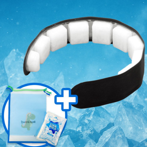 상온자동냉각 넥쿨러 아이스 목 밴드 와이어