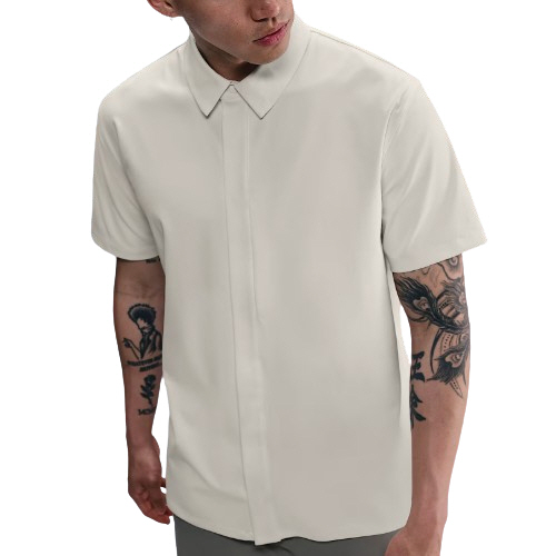 나이키  24.7 퍼펙트스트레치 드라이 핏 반팔 버튼다운 탑 HQ6959-133