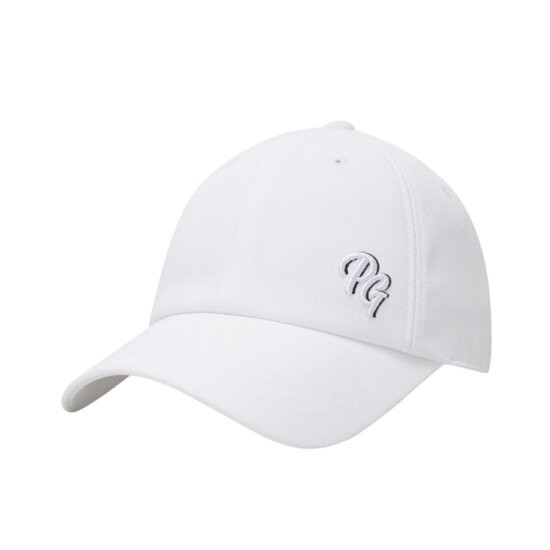 파리게이츠  솔리드 배색 자수 로고 볼캡 531E3CP055WH
