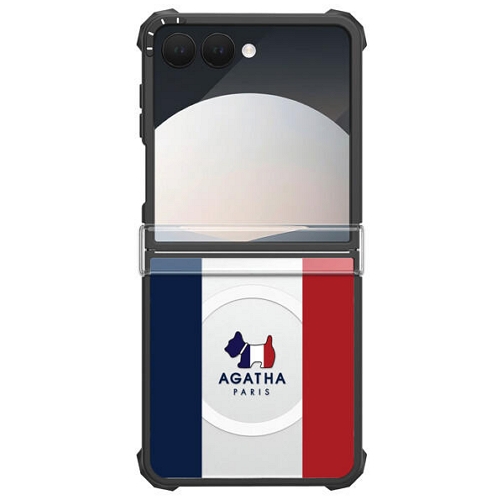 모란카노코리아  갤럭시Z 플립7 임팩트 아가타 디자인 맥세이프 힌지보호 케이스