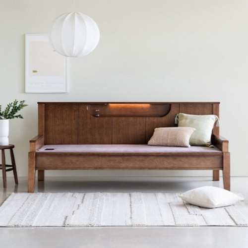 현대의료기 포그니처 LED 수납 흙소파 MS+리프트테이블