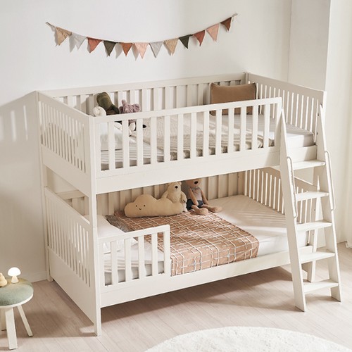 스칸디아  시몬 프리미엄 원목 분리형 어린이 2층침대 SS