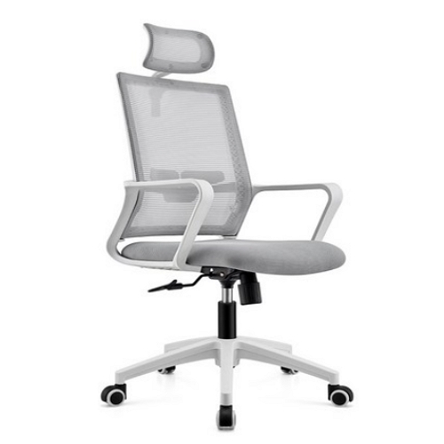 올인홈 S30 화이트 팔걸이 고정 의자