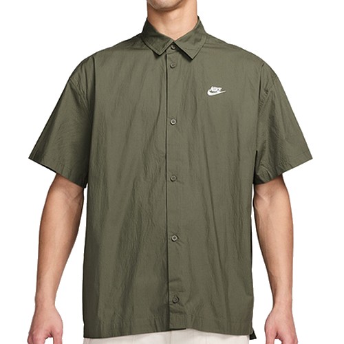 나이키 클럽 반팔 버튼다운 탑 HJ2027-222