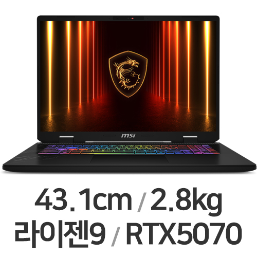 MSI 크로스헤어 A17 HX D8WGKG-R9 QHD+ 64GB램