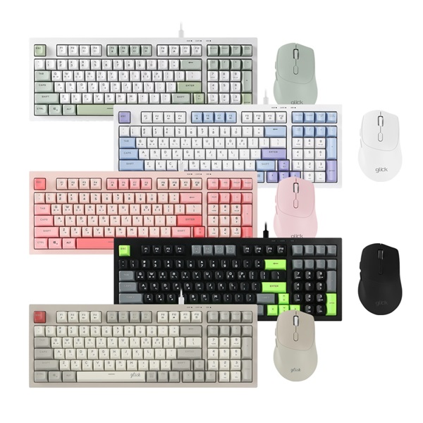 지클릭커  OFFICEPRO OPS60 사일런스 M 다쿠아즈 98 키보드 마우스 세트