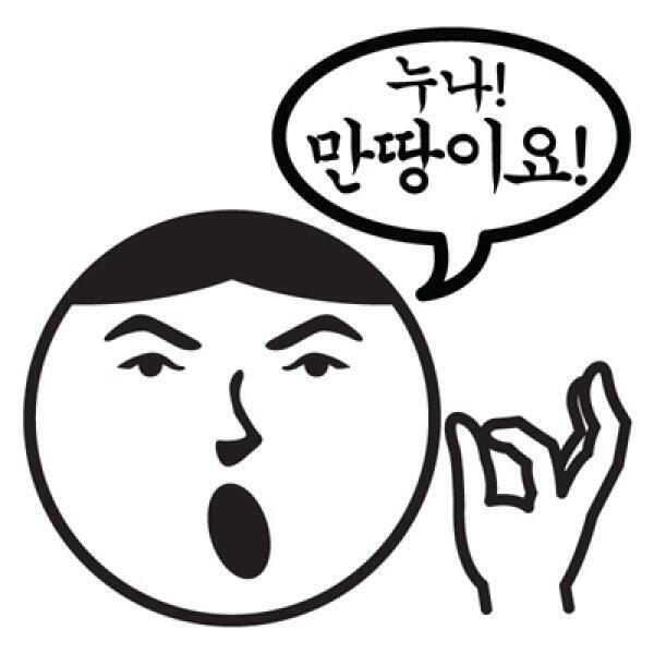 뭉키월드  자동차 스티커2 누나 만땅이요 LSC-113