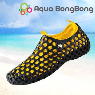 아쿠아봉봉  인솔분리 M타입 아쿠아슈즈 (블랙옐로우)