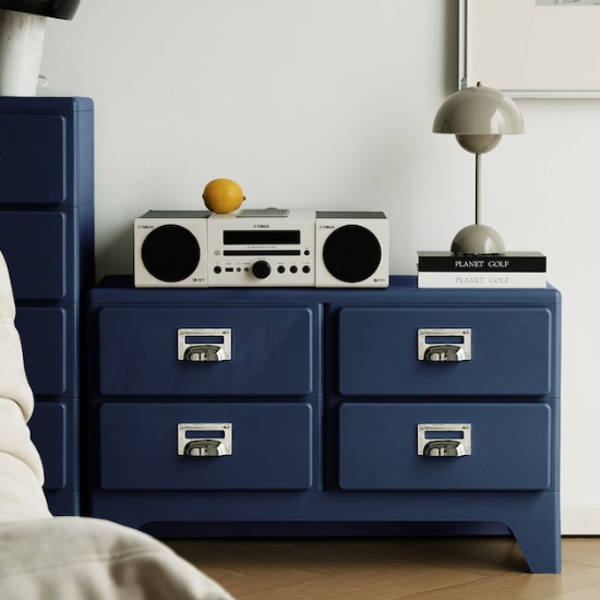 베스트리빙 모토 레트로 빈티지 캐비닛 더블 2단 서랍장 800