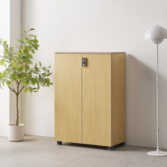 히트가구 HD140 3단3칸 전자키 캐비닛 겸 책장 800