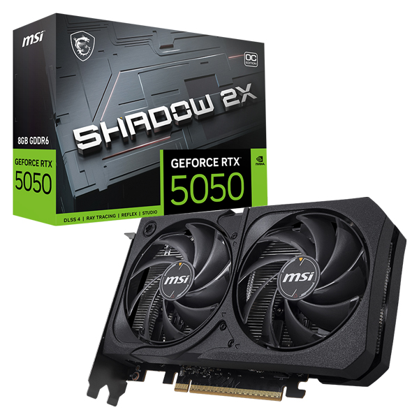 MSI  지포스 RTX 5050 쉐도우 2X OC D6 8GB