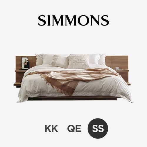 시몬스 트리크 내추럴 아카시아 침대 SS 하드 타입