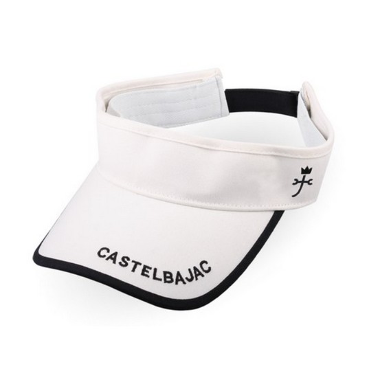 까스텔바작  자수 엣지 코튼 바이저 썬캡 CS4CP104