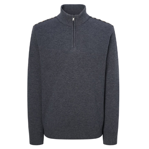 LF 닥스골프 멜란지 하프집 니트 WGSW4D101G2