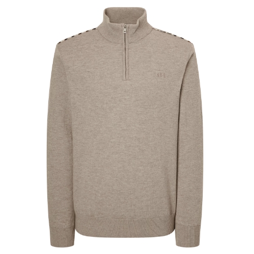 LF 닥스골프 멜란지 하프집 니트 WGSW4D101I2