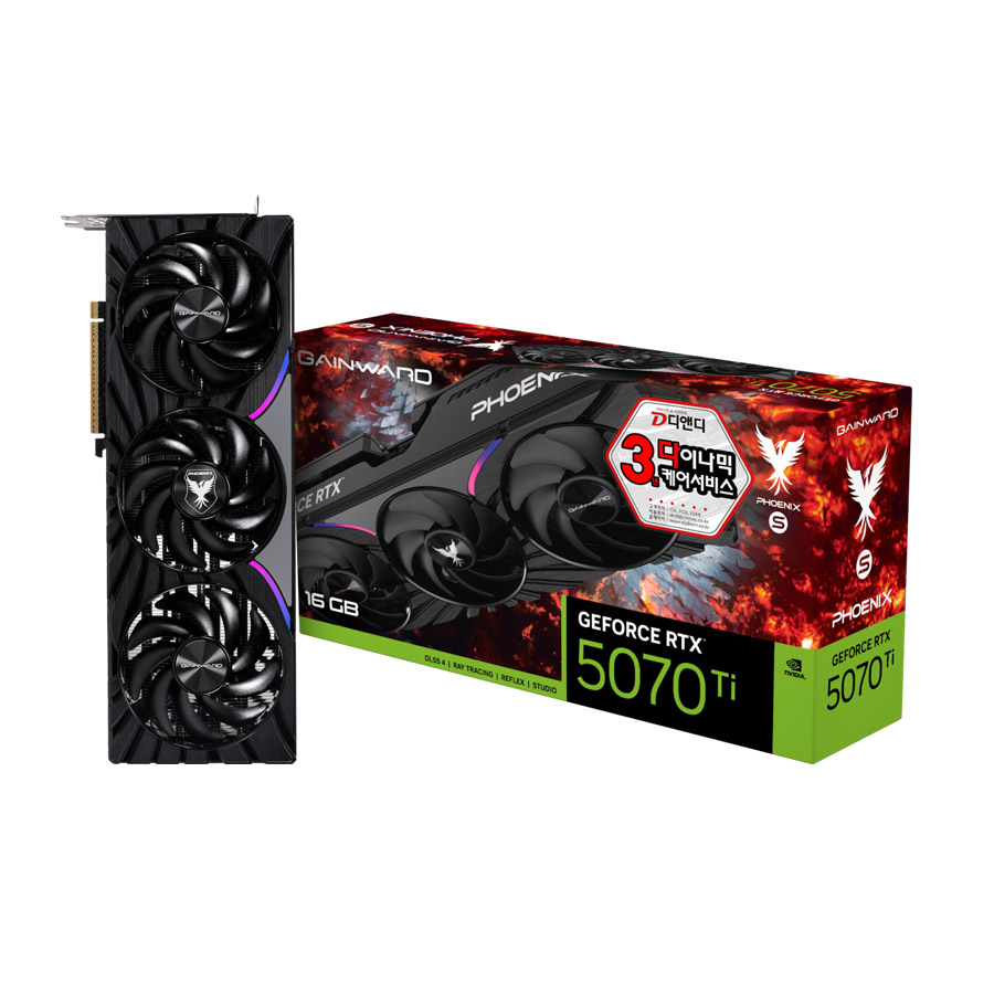 GAINWARD  지포스 RTX 5070 Ti 피닉스-S D7 16GB
