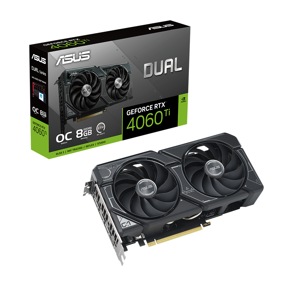 ASUS DUAL 지포스 RTX 4060 Ti V2 O8G OC D6 8GB 대원씨티에스