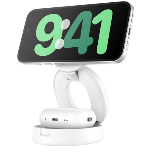 벨킨  부스트차지 Qi2 15W 2in1 컨버터블 마그네틱 무선충전기 WIZ035kr