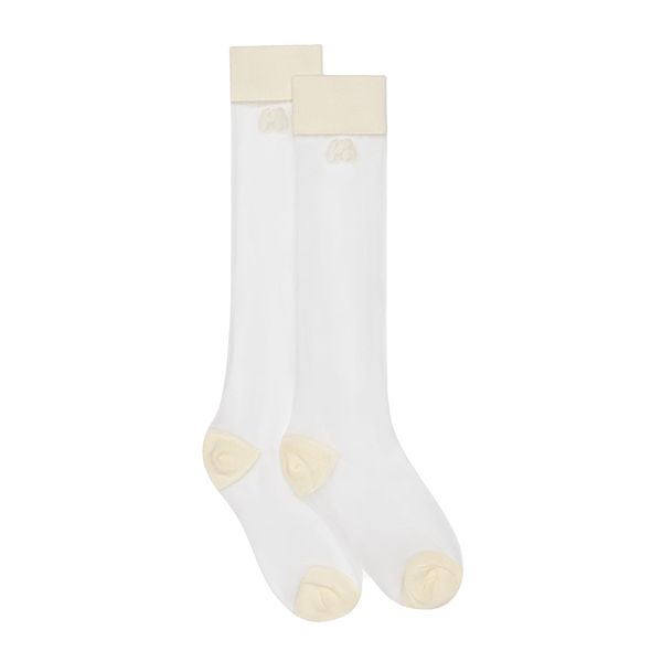 말본골프  린드라 니삭스 골프 양말 아이보리 MW-A10