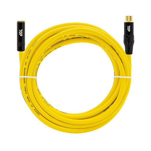 HDTOP  3.5mm 스테레오 to RCA FF 옐로우 케이블