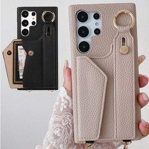 수나르  갤럭시A56 멀티 스트랩 가죽 카드 케이스