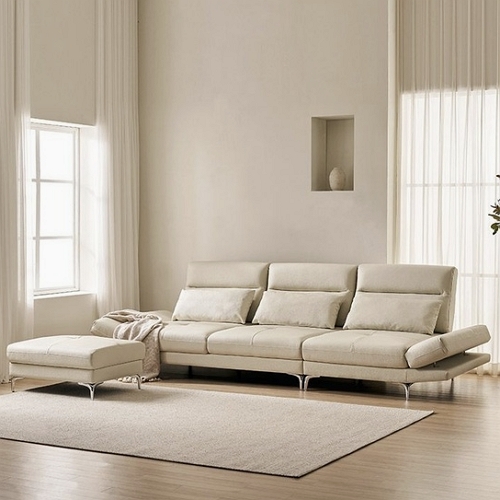 삼익가구 더퍼스트 스윙형 천연가죽 소파 4인용