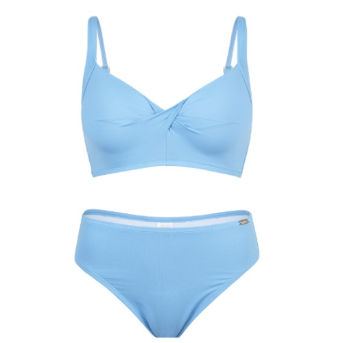 레노마 레노마수영복 여성 셔링 비키니 라이트블루 RN-LS2F304-LB