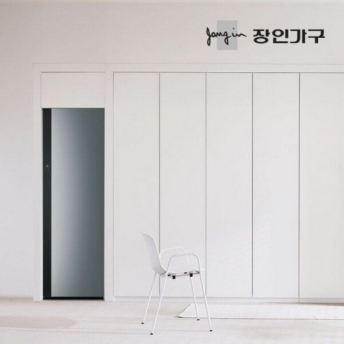장인가구  드로잉 무광 여닫이 붙박이장+스타일러장