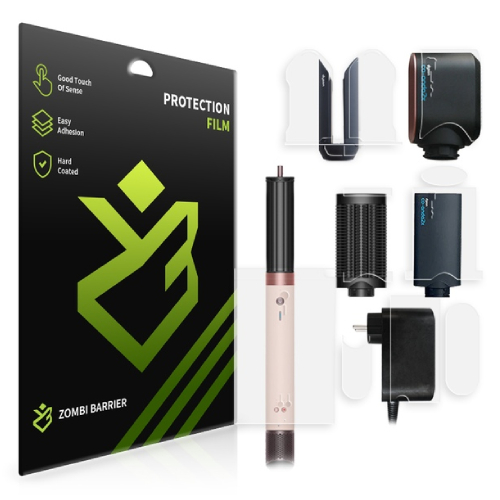 좀비베리어  다이슨 에어랩 코안다 2x 무광 외부보호필름 세트