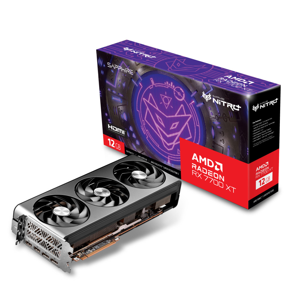 SAPPHIRE  라데온 RX 7700 XT NITRO+ OC D6 12GB