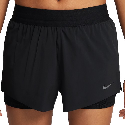 나이키 스위프트 드라이 핏 미드라이즈 투인원 러닝 쇼츠 HJ5377-010