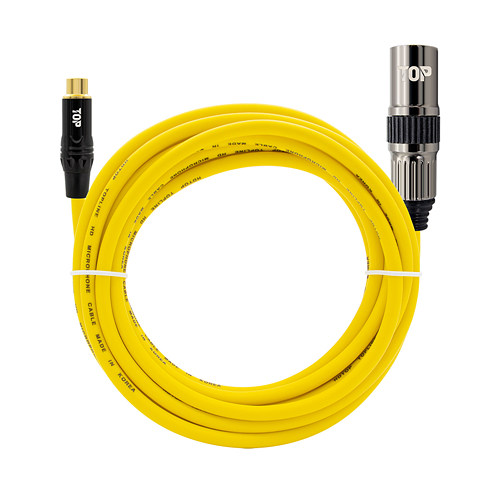 HDTOP  RCA to XLR FM 옐로우 케이블