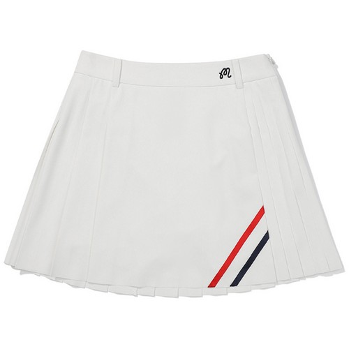 말본골프  밴드 플리츠 스커트 M5322PSK11OWT