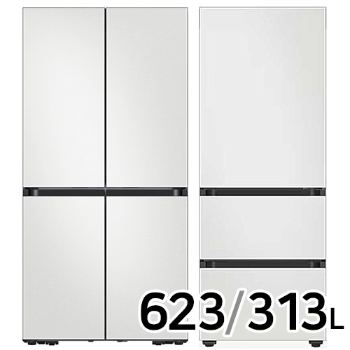 삼성전자 비스포크 키친핏 Max RM70F64Q1A + 키친핏 코타 RQ33DB74C1AP (화이트)