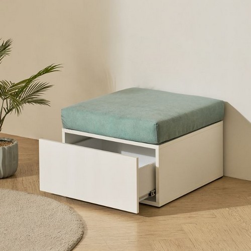 비앙스 아토피케어 패브릭 수납 벤치소파 스툴