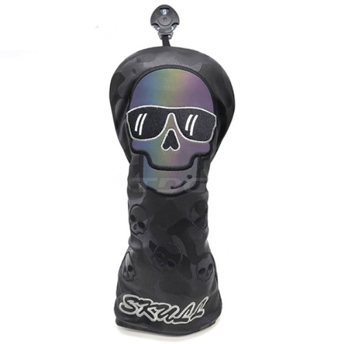 티디지  레이저 블랙 카모 스컬 우드 커버